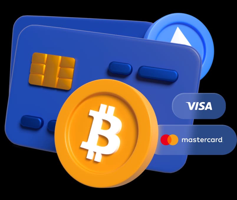 Buy cryptocurrency using a bank card